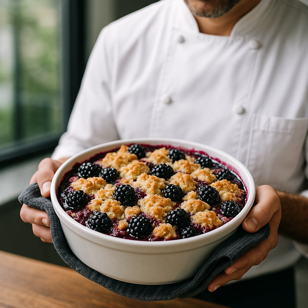 Read more about the article 여름 제철 블랙베리 코블러 레시피 – 건강하게 즐기는 미국 홈베이킹 디저트