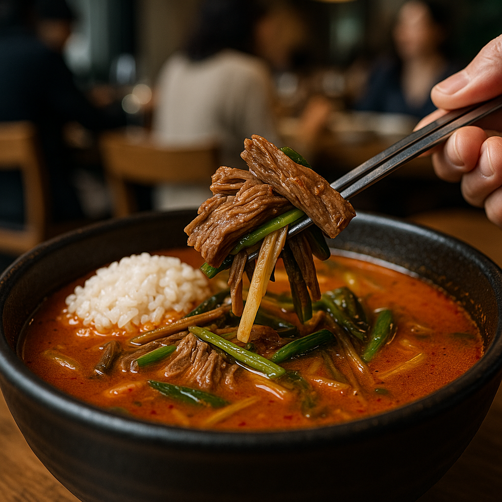 You are currently viewing [육대장본점]소고기 육개장 먹고 눈물 났다